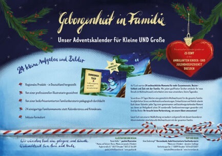 Rückseite des Adventskalenders